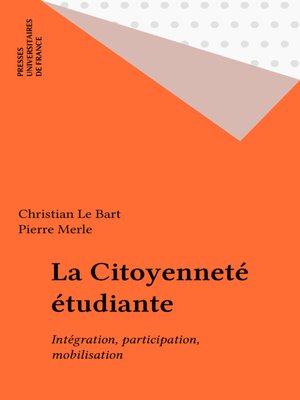 cover image of La Citoyenneté étudiante
